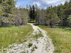 Graveled access from Norris Rd.