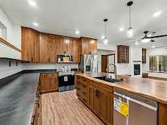 Second full kitchen located downstairs Second full kitchen located downstairs
