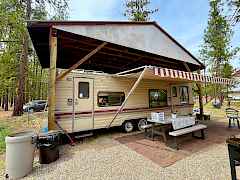 Trailer set up Trailer set up