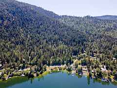 Aerial of Deep Lake Aerial of Deep Lake